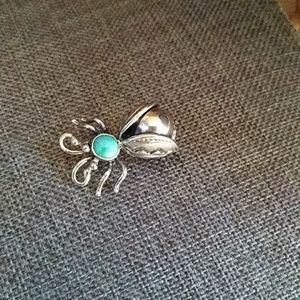 Vintage Native American Navajo Bug Pin